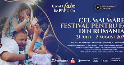 Clujul găzduiește Wonder Family Fest: Consultații medicale gratuite și ateliere de parenting la cel mai mare festival de familie