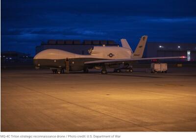  Iranul ar fi doborât o dronă strategică americană de recunoaștere MQ-4C Triton