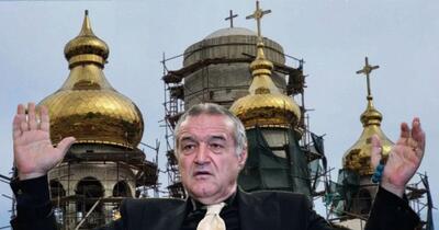 Gigi Becali și-a construit buncăr antiatomic sub biserica pe care o ridică în Pipera. Patronul FCSB s-a transformat în coordonator de șantier în Postul Paștelui