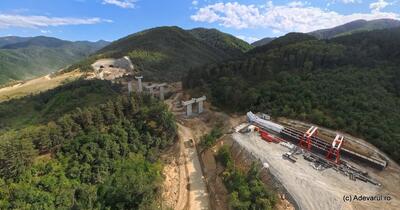 Inginerie de top pe A1: Viaducte uriașe la Boița, construite prin metode avangardiste