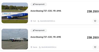 Afacerea Blue Air: Statul a plătit 319 milioane de lei pentru o companie garantată cu avioane de 30 ani și o pădurice. Cât s-a recuperat