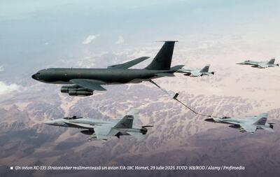 Avion american de realimentare prăbușit în Irak după o ciocnire în zbor cu un alt KC-135