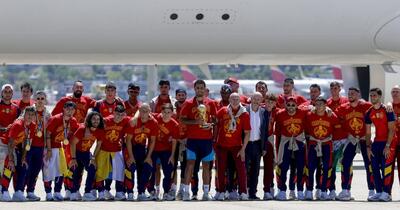 Euforie națională: Echipa Spaniei, primită ca regii după al doilea titlu mondial