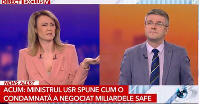 „Aberați! Pregătiți-vă pentru judecată!” Schimb dur de replici între ministrul Irineu Darău și moderatoarea Cătălina Porumbel