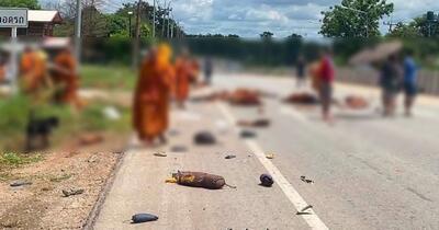 Tragedie în Thailanda: un băiat de 11 ani a ucis nouă călugări cu camioneta tatălui său