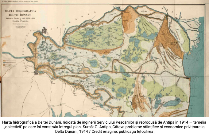 Cum a anticipat Grigore Antipa soluția la criza climatică din Delta Dunării