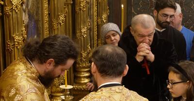 Scene surprinzătoare la Patriarhie, cu Gigi Becali în prim-plan. Ce a făcut patronul FCSB în fața credincioșilor