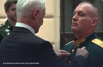 VIDEO Un general rus decorat recent de Moscova a fost lichidat de o dronă ucraineană
