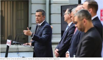 BREAKING Miniștrii PSD nu participă la ședința de Guvern. Își vor da demisia astăzi, la ora 14.00