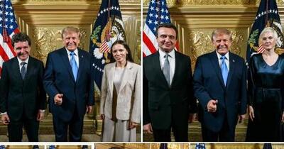 Poza lui Nicușor Dan cu Trump, ținta ironiilor: Cotroceniul explică situația