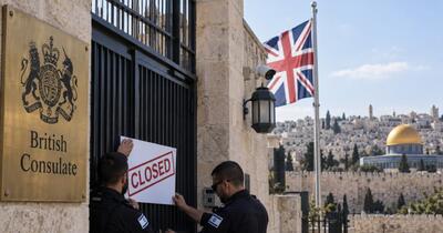 Israelul vrea să închidă consulatul britanic din Ierusalimul de Est, care funcționează de aproape două sute de ani, fiind inaugurat cu mult înainte de fondarea statului modern Israel în 1948