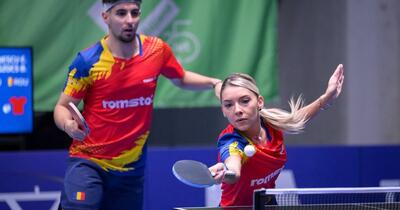 Victorie dramatică pentru Bernadette Szocs și Eduard Ionescu: au asigurat o medalie la CE de tenis de masă