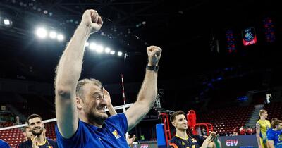 România învinge categoric Ucraina la EuroVolley și dă din nou peste Franța
