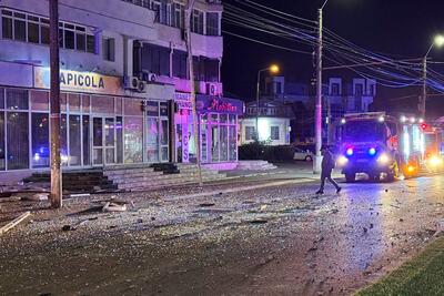 Momentul în care o dronă a lovit blocul din Galați. Martor: „S-a auzit explozia. Șoc. Ca la cutremur”