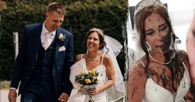 Cumnata i-a stricat cea mai frumoasă zi din viața ei. Mireasa s-a trezit stropită cu cerneală neagră chiar în fața altarului