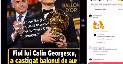 Prostie pură!/„Felicitări, campionule!”/Mii de români au crezut o farsă cu AI despre fiul lui Călin Georgescu