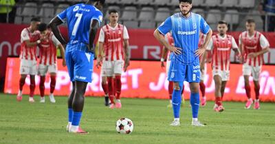 Dinamo, victorie zdrobitoare 5-1 cu Universitatea Craiova, care a terminat în 10