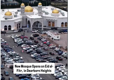 VIDEO Imagini cu noua moschee din Michigan, SUA...