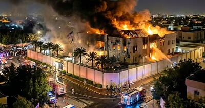 Incendiu la ambasada americană de la Riad, după un atac cu drone