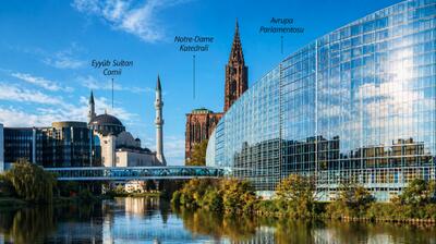 Franța, Strasbourg, lângă Parlamentul European...