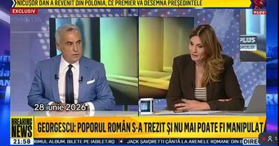Realitatea PLUS suspendă aparițiile lui Călin Georgescu după acuzațiile lansate în emisiunea Ancăi Alexandrescu