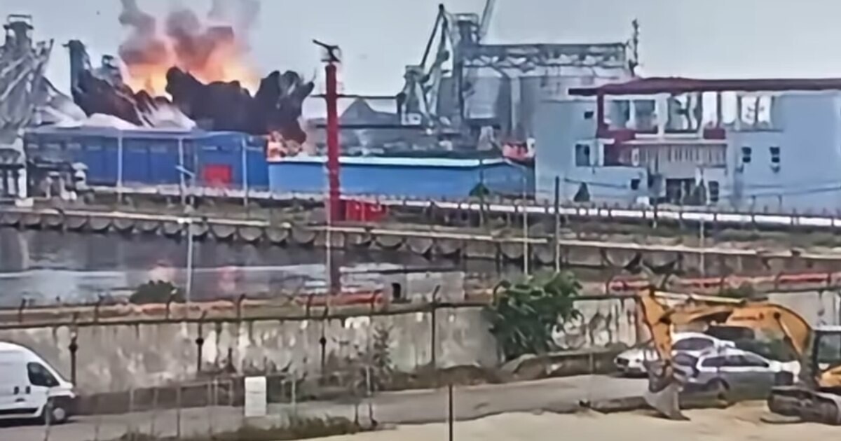 Drona care a explodat în Portul Constanța: firul evenimentelor, minut cu minut