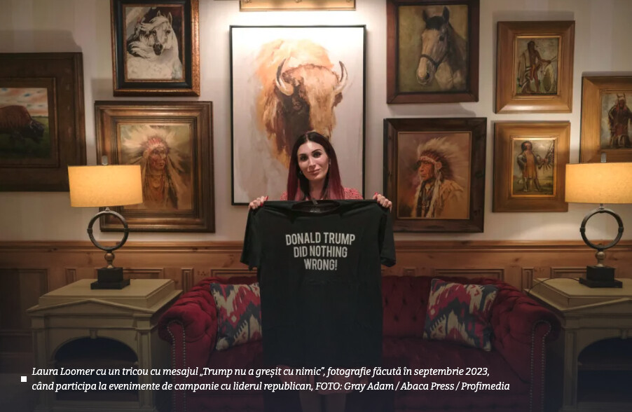 Surpriză de proporții!/Fostă critică a Kievului, activista MAGA Laura Loomer recunoaște influența propagandei ruse