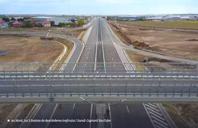 VIDEO Lotul „muzeu” și autostrada chinezilor pe A0 Nord se deschid după un an de întârziere