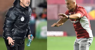 Război psihologic înainte de FCSB - Rapid: de ce se contrazic Reghecampf și Pancu