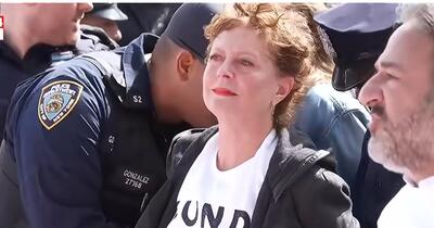 Susan Sarandon, reținută de poliție în New York la un protest anti-Netanyahu
