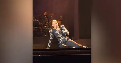 Celine Dion a căzut pe scena din Paris: reacția artistei în fața fanilor