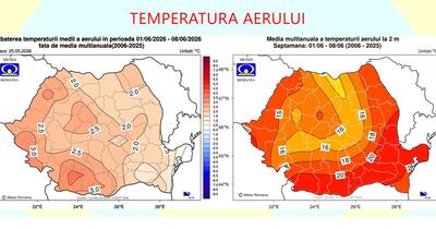 Cum va fi vremea în următoarele săptămâni. Meteorologii anunță temperaturi peste normal