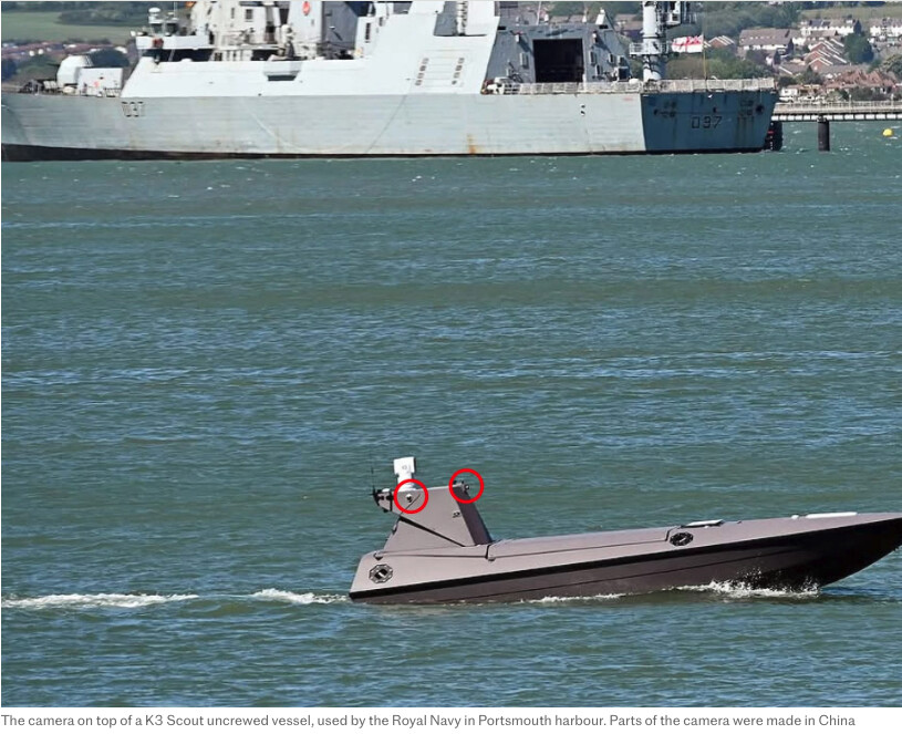 Hopa!/O cameră chinezească de pe o dronă a Marinei Britanice a transmis semnale către China