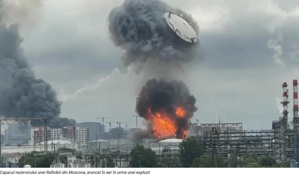 VIDEO Zilele dronelor ucrainene la Moscova/Zeci de Liutîi sau FP-1, trimise pentru a treia oară asupra capitalei Rusiei. „OZN-ul” de la rafinăria din Moscova, opera antiaerienei rusești