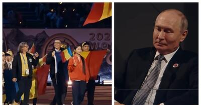 Ponta s-a afișat la Jocurile Nomazilor, unde a fost prezent și Vladimir Putin