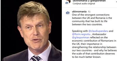 „Trebuie să spunem acest lucru mai răspicat”: mesajul ambasadorulului britanic despre românii din UK