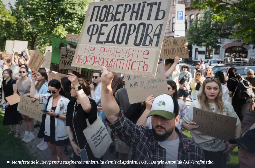 VIDEO Revoltă în Ucraina după demiterea ministrului Apărării!/Fedorov refuză o propunere de ultimă oră a lui Zelenski și lansează un atac frontal