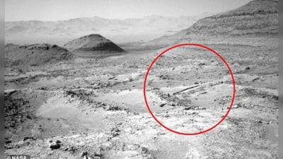 O urmă bizară fotografiată de Curiosity pe Marte aprinde speculațiile
