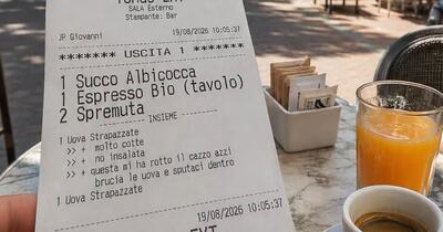 „Asta mă enervează, arde-i ouăle și scuipă în ele”/Scandal într-un restaurant italian: mesaj șocant pe bonul de plată a determinat turiștii să refuze mâncarea