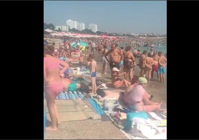 VIDEO Voi ați văzut ce a fost pe litoral în weekend?