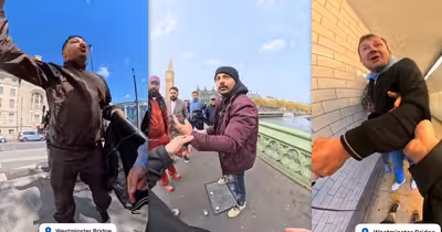 Românii prinși cu „alba-neagra” în Londra, însemnați cu vopsea roșie pe stradă