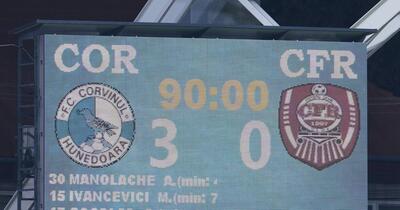 Debut șocant pentru Șumudică la CFR Cluj: înfrângere usturătoare cu nou-promovata Corvinul