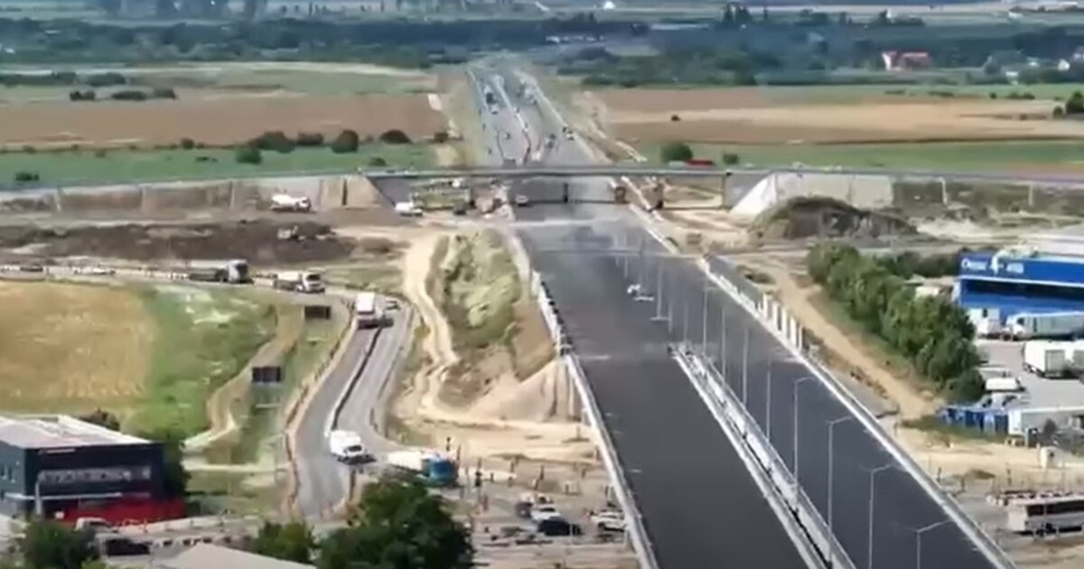 Stadiul lucrărilor pe A0 Nord, lotul Afumați - Pantelimon. CNAIR cere constructorului chinez să mobilizeze mai mulți muncitori