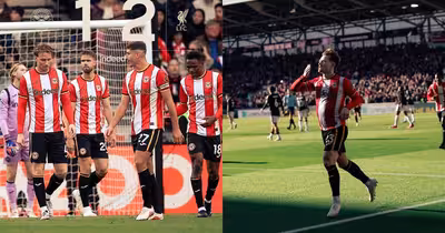 Incident bizar în Premier League: o minge de rugby șutată de pe un bloc a ajuns pe teren la meciul Brentford - Liverpool