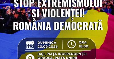 Mobilizare în marile orașe: mitinguri împotriva extremismului și violenței