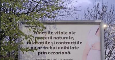 Panouri publicitare misterioase, în București. „Nu au absolut niciun site, niciun nume, nici un logo pe afișe