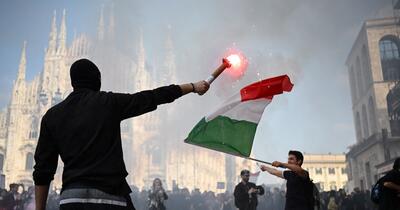 Violențe pe străzile din Milano și 100.000 de protestatari la Roma împotriva scumpirilor