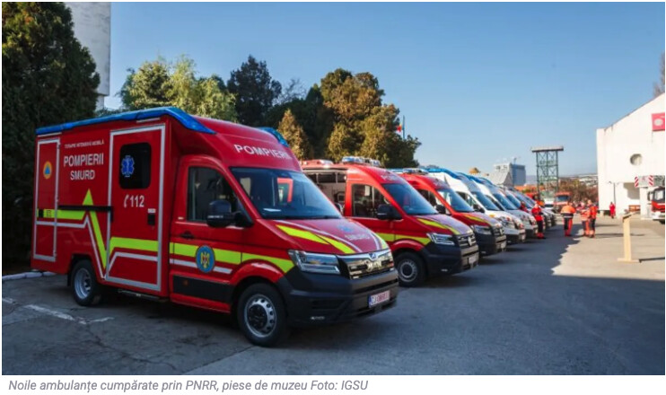 România a luat 1.200 de ambulanțe, dar n-are medici și bani de combustibil