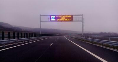 Autostrada A10 Sebeș-Turda, închisă circulației. Asfaltul a cedat din nou