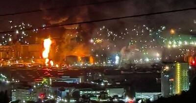 Terminalul petrolier din Novorossiisk, în flăcări după un nou atac cu drone